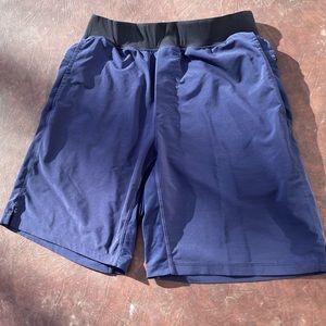 Fabletics High Performance Navy Blue Running Shorts Men's Size M